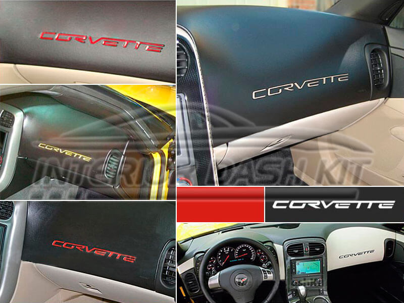Chevrolet Corvette C6 2005 2013 Dashboard Letters Chrome